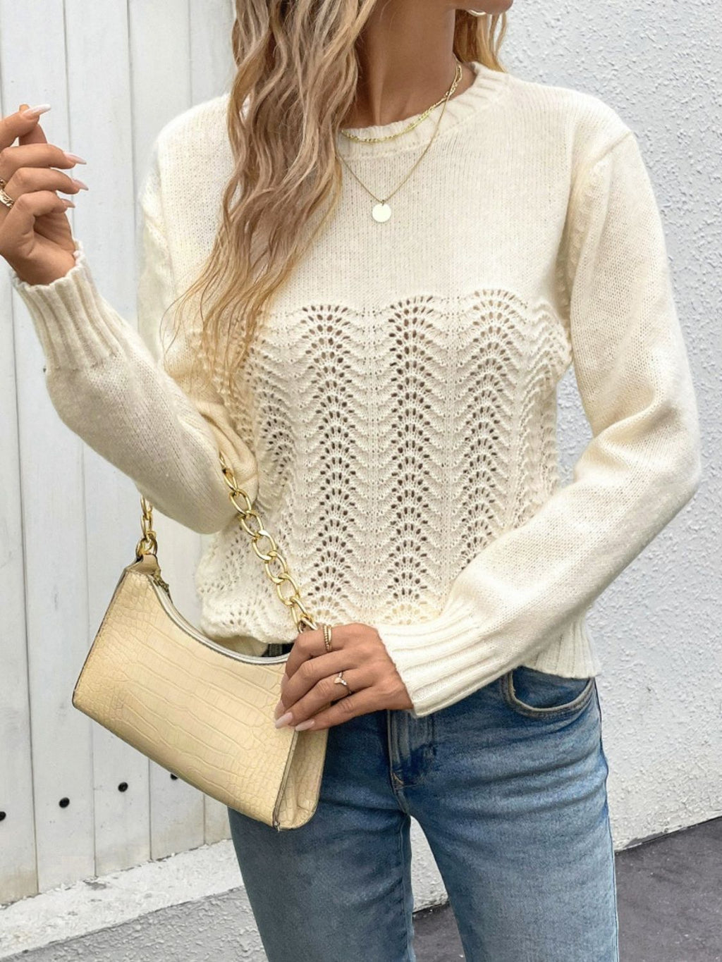 Women's Cutout Sweater