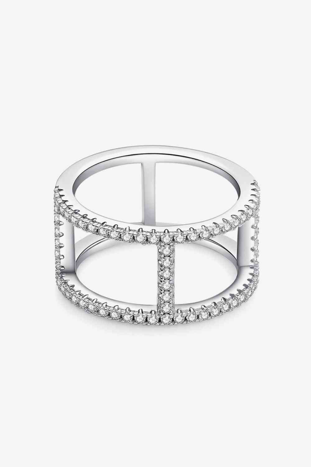 Always Get Better Moissanite Ring – Modern Minimalist Design See size chart under “more details”
