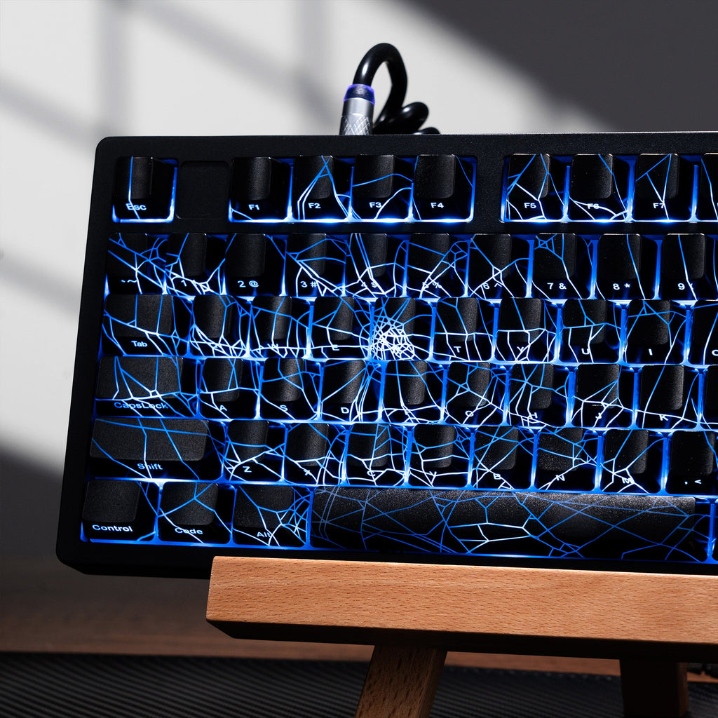 XVX IMD Spider Web Shine-Through OEM Profile 118-Key Keycap Set