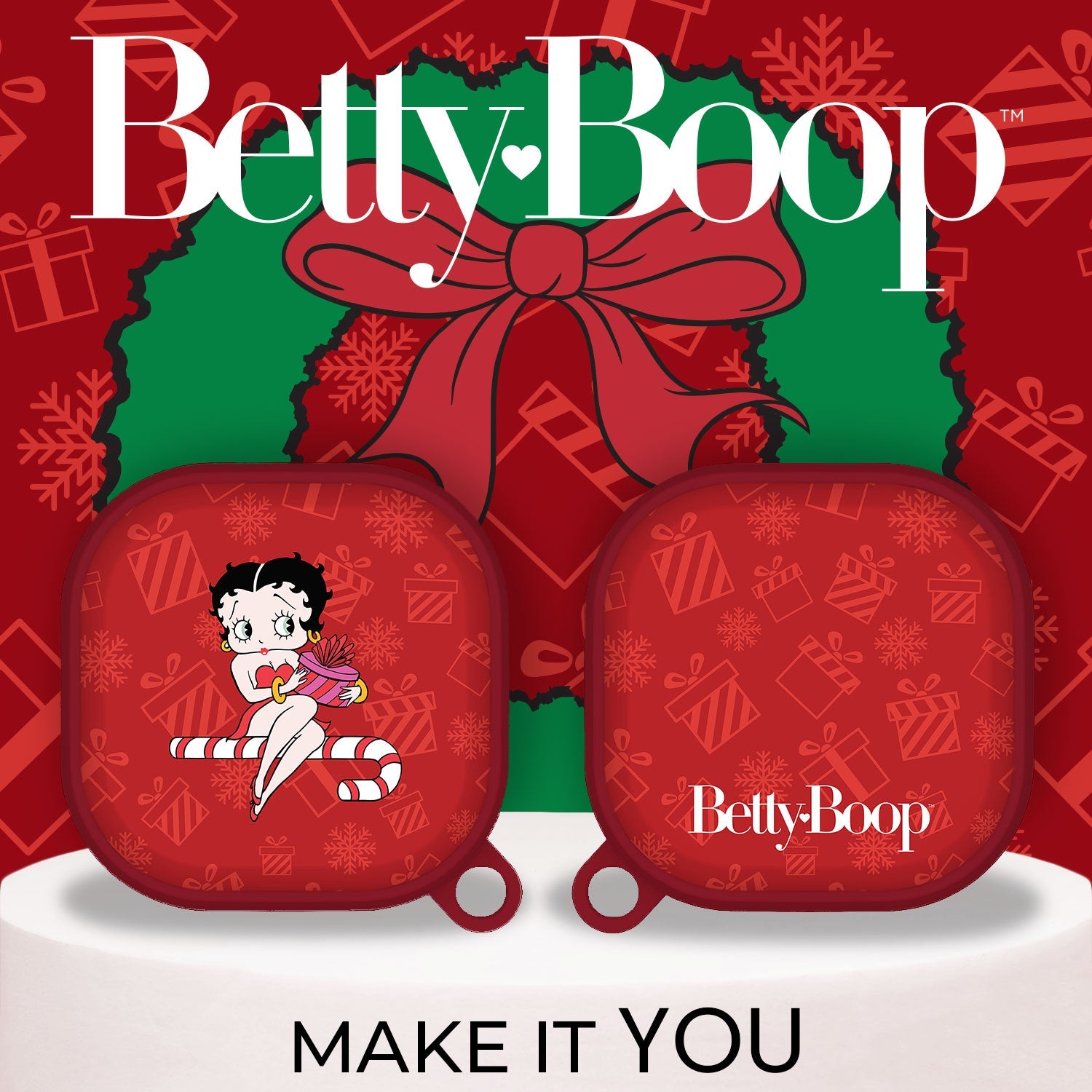Betty Boop Christmas HDX Samsung Galaxy Buds Pro Case Cover