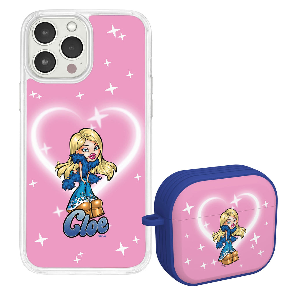 Bratz® Passion For Fashion HD Apple iPhone 15 Mag-Safe Phone Case and AirPods Gen 3 Combo Package