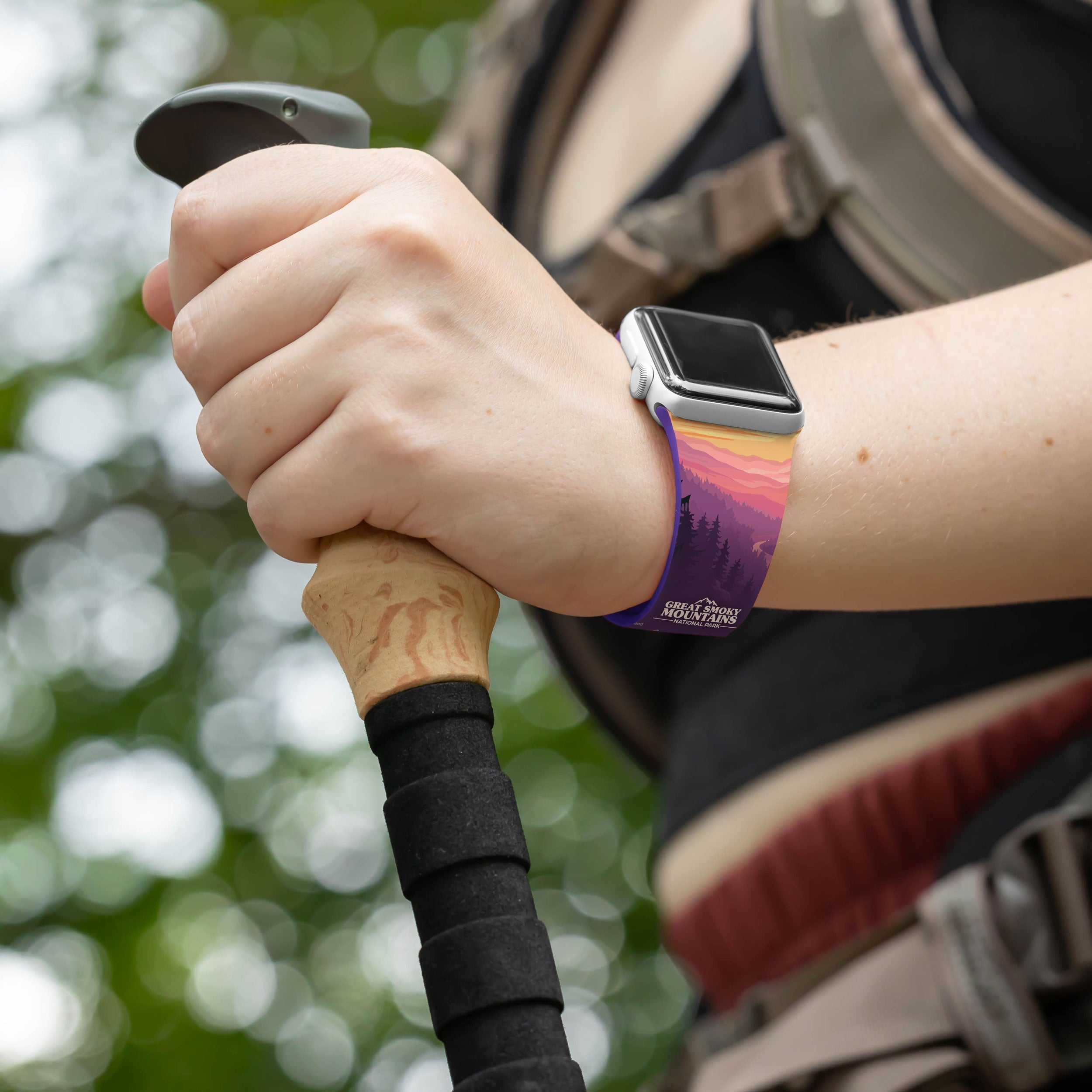 National Parks Great Smoky Mountains HD Apple Watch Band