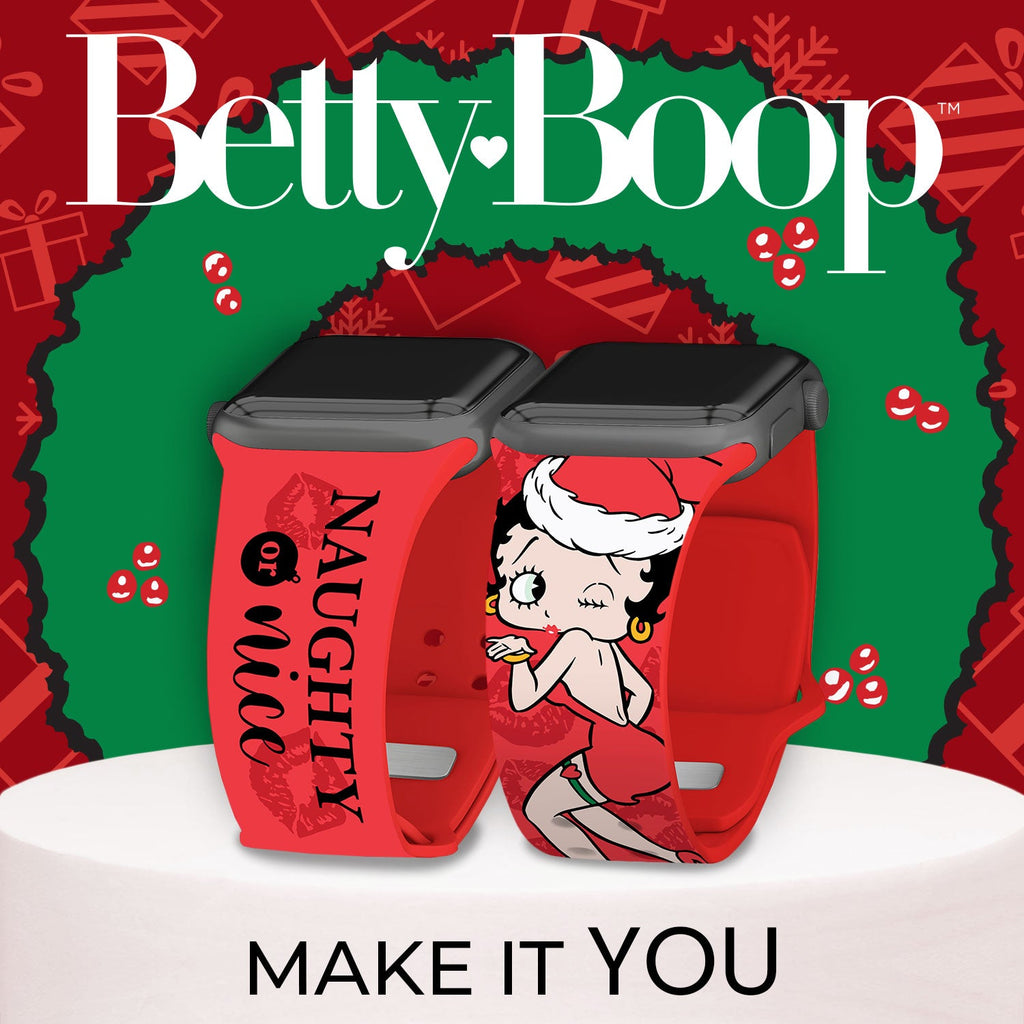 Betty Boop Happy Holidays HD Fitbit Versa 3 & Sense 1 Watch Band