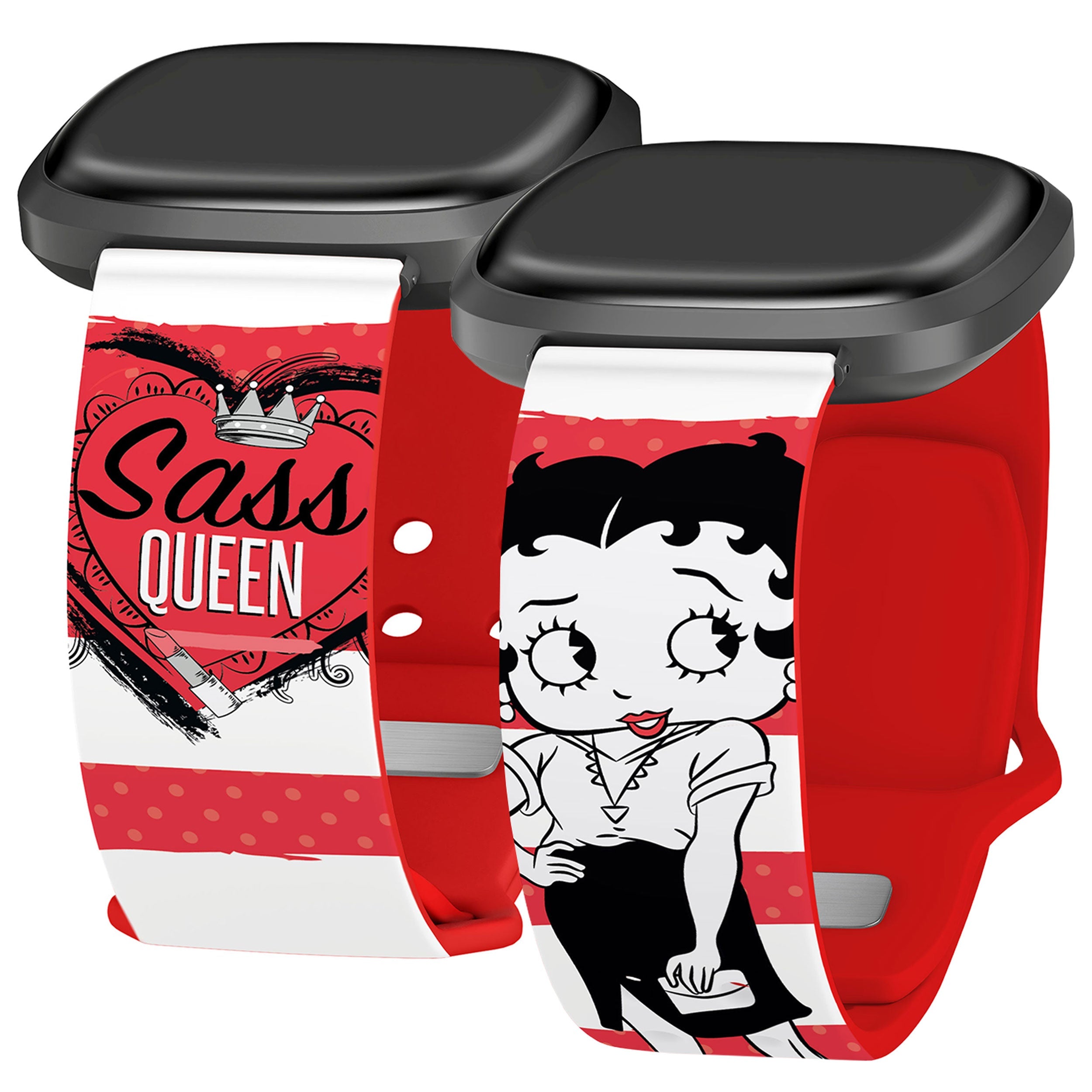 Betty Boop Romantic Rebel HD Fitbit Versa 3 and Sense 1 Watch Band