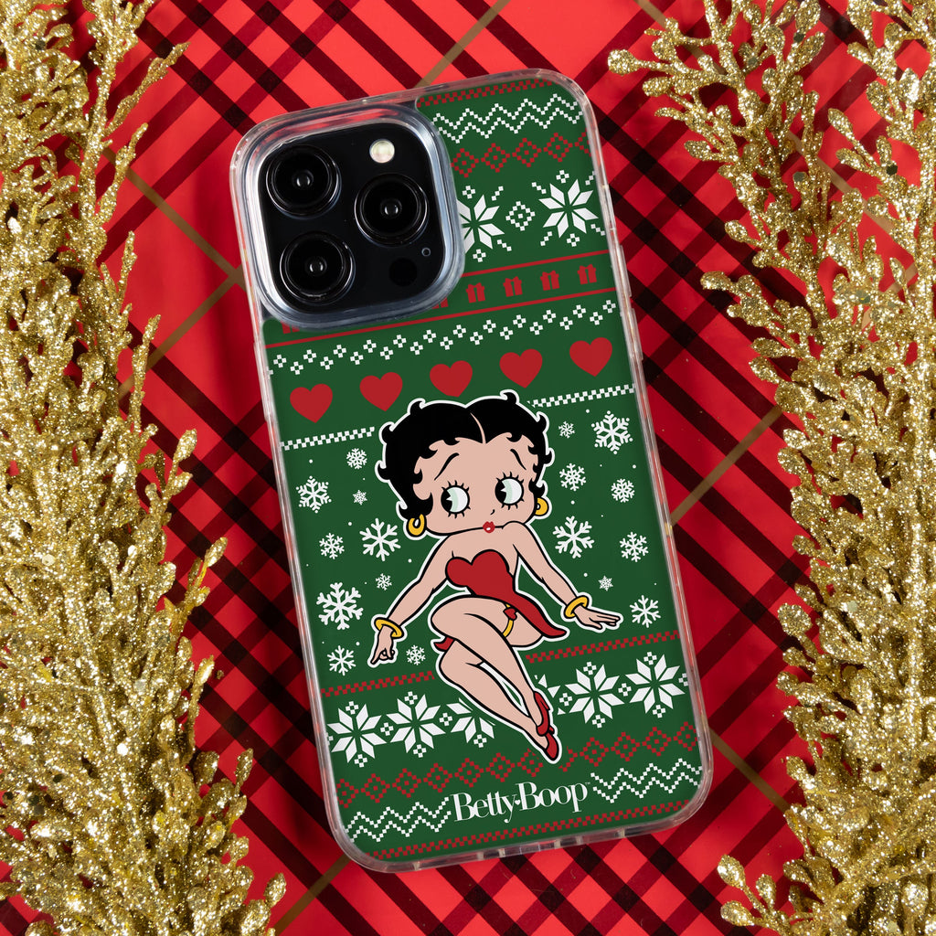 Betty Boop Happy Holidays HD Apple iPhone 11 Series Phone Case