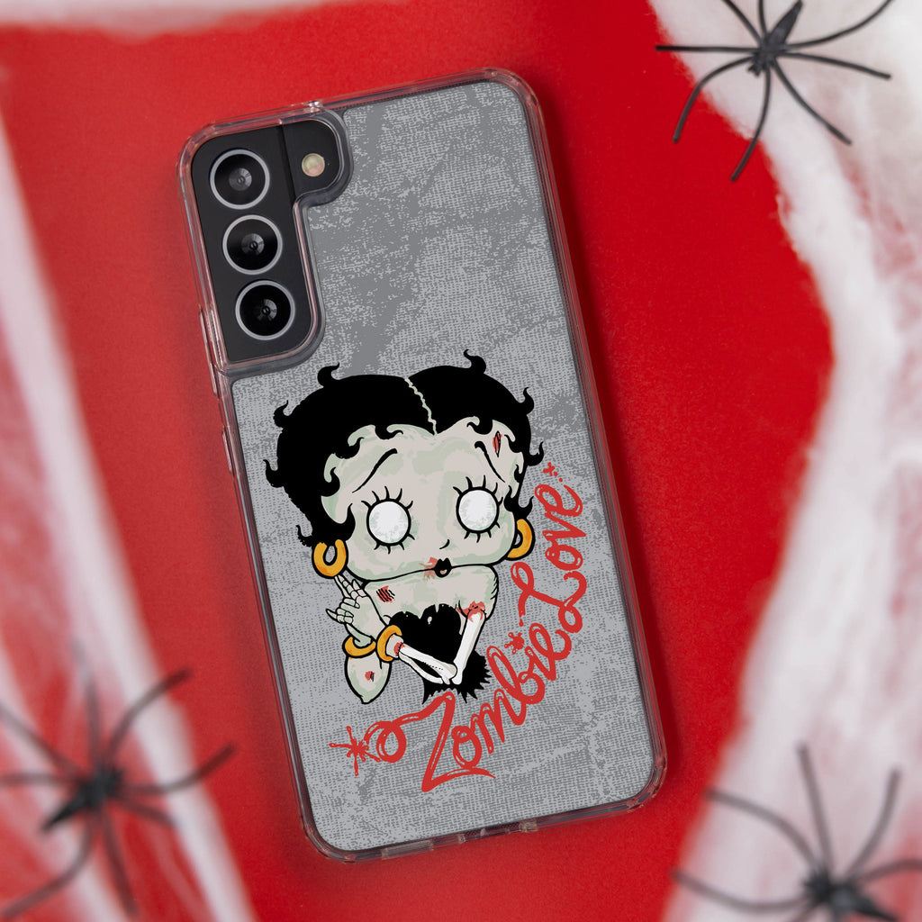 Betty Boop Zombie Love HD Samsung Galaxy S24 Phone Case