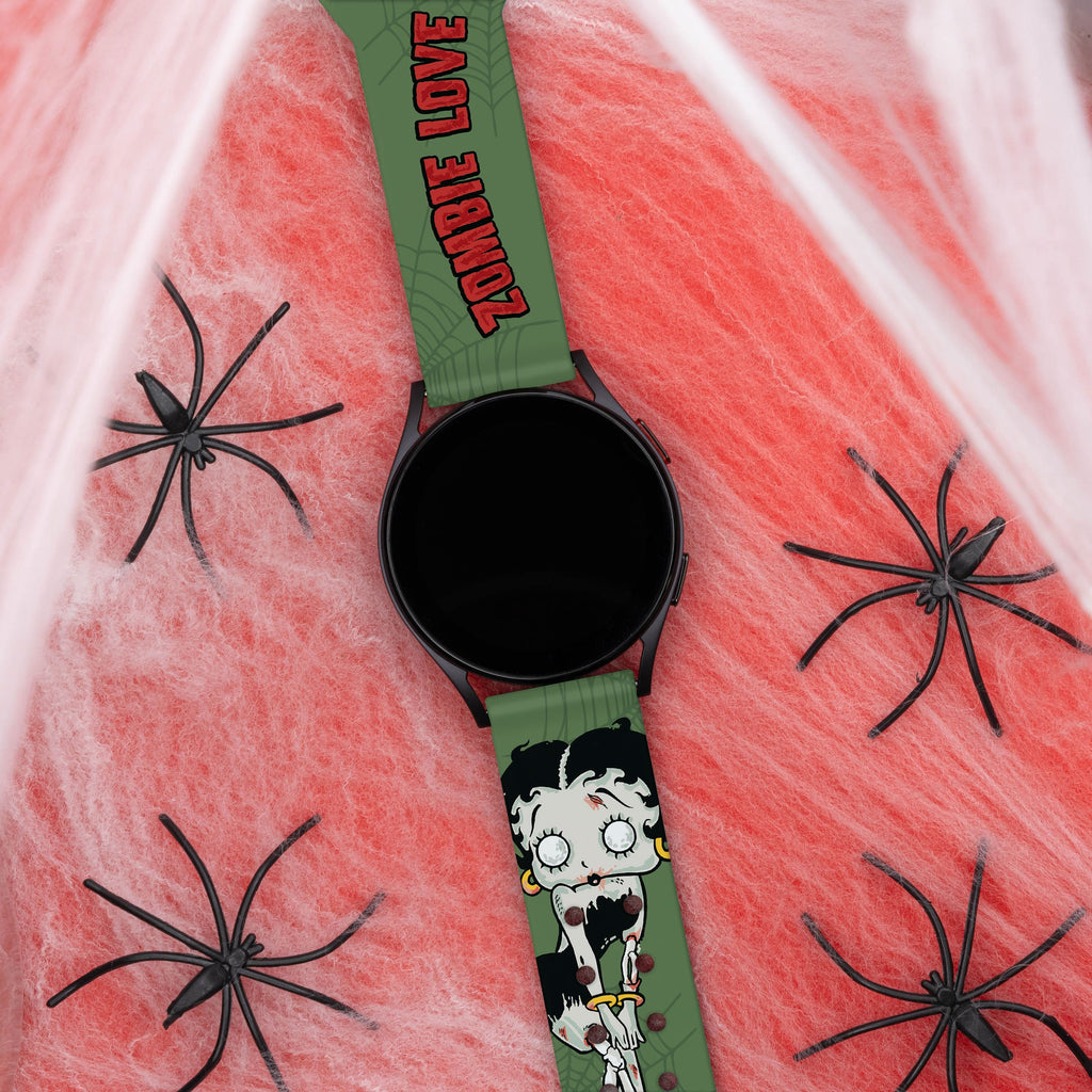 Betty Boop Zombie Love HD  Watchband for Samsung, Garmin, Fossil, and More