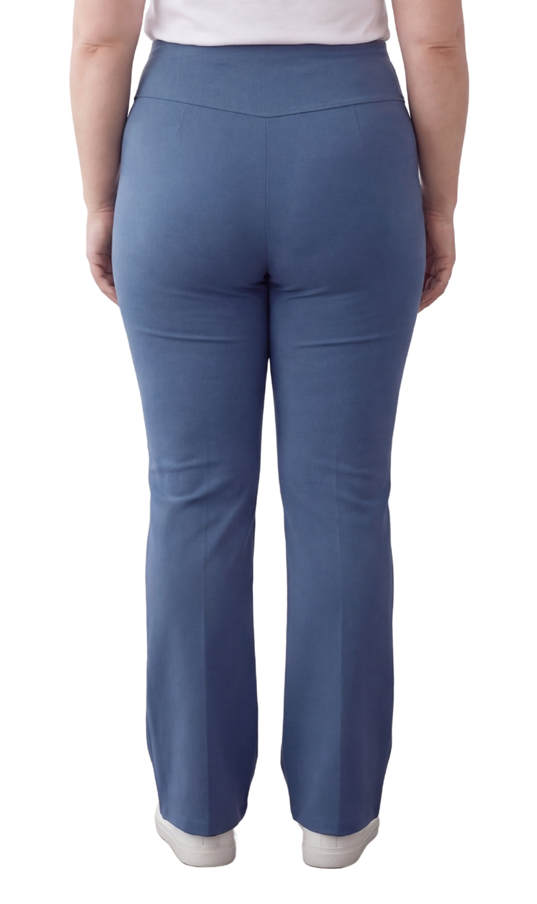 Women's Bootcut Flare plus size Leggings — Pull-On Cotton Stretch with Crossover Waist