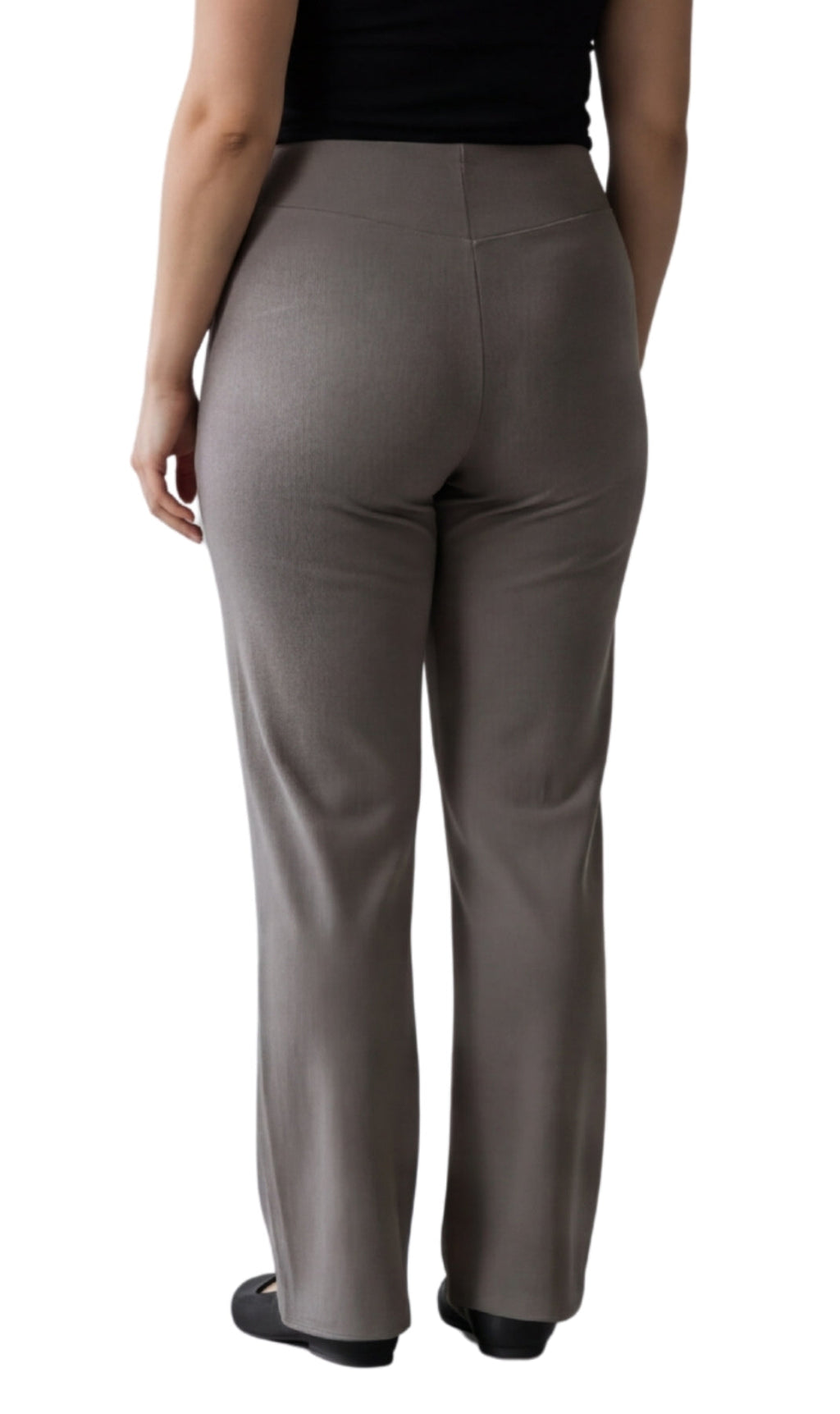 Women's Bootcut Flare plus size Leggings — Pull-On Cotton Stretch with Crossover Waist