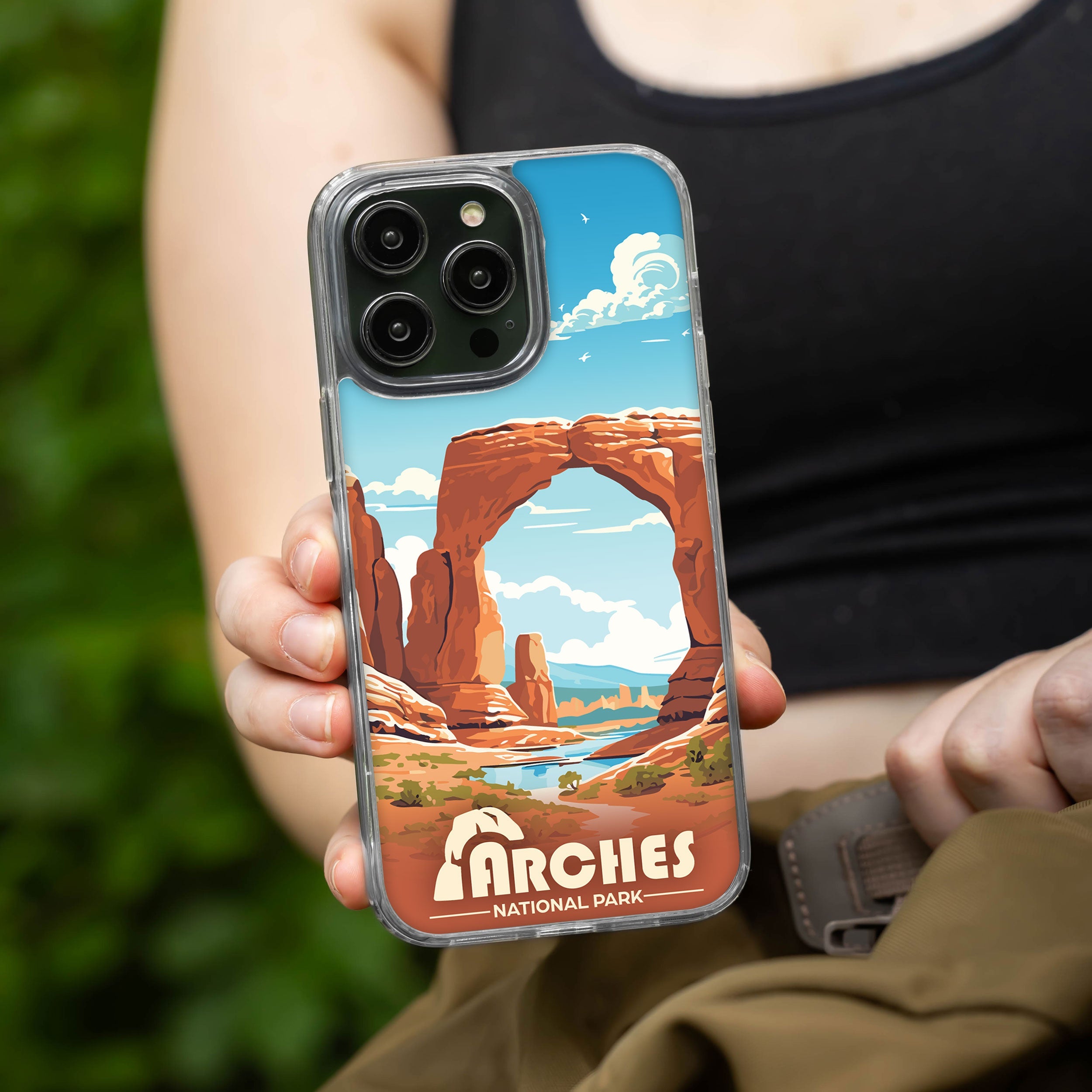 National Parks Arches HD Apple iPhone 15 Series Mag-Safe Phone Case