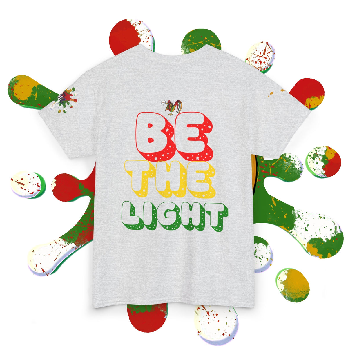 Rasta Rooster Tee - Ancient Maya Edition