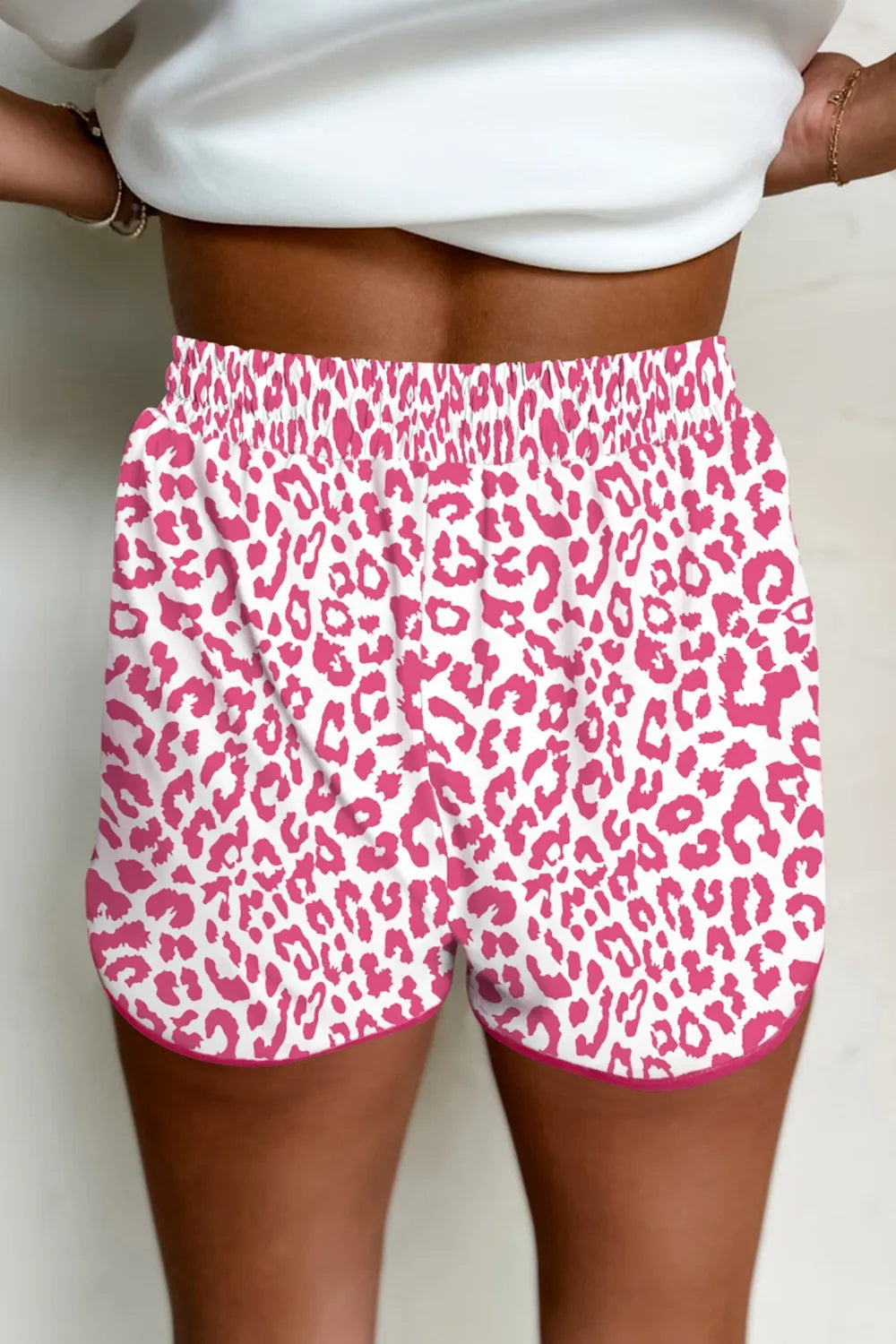 Leopard Drawstring Shorts – Comfortable and Stylish Fit See size chart under “more details”