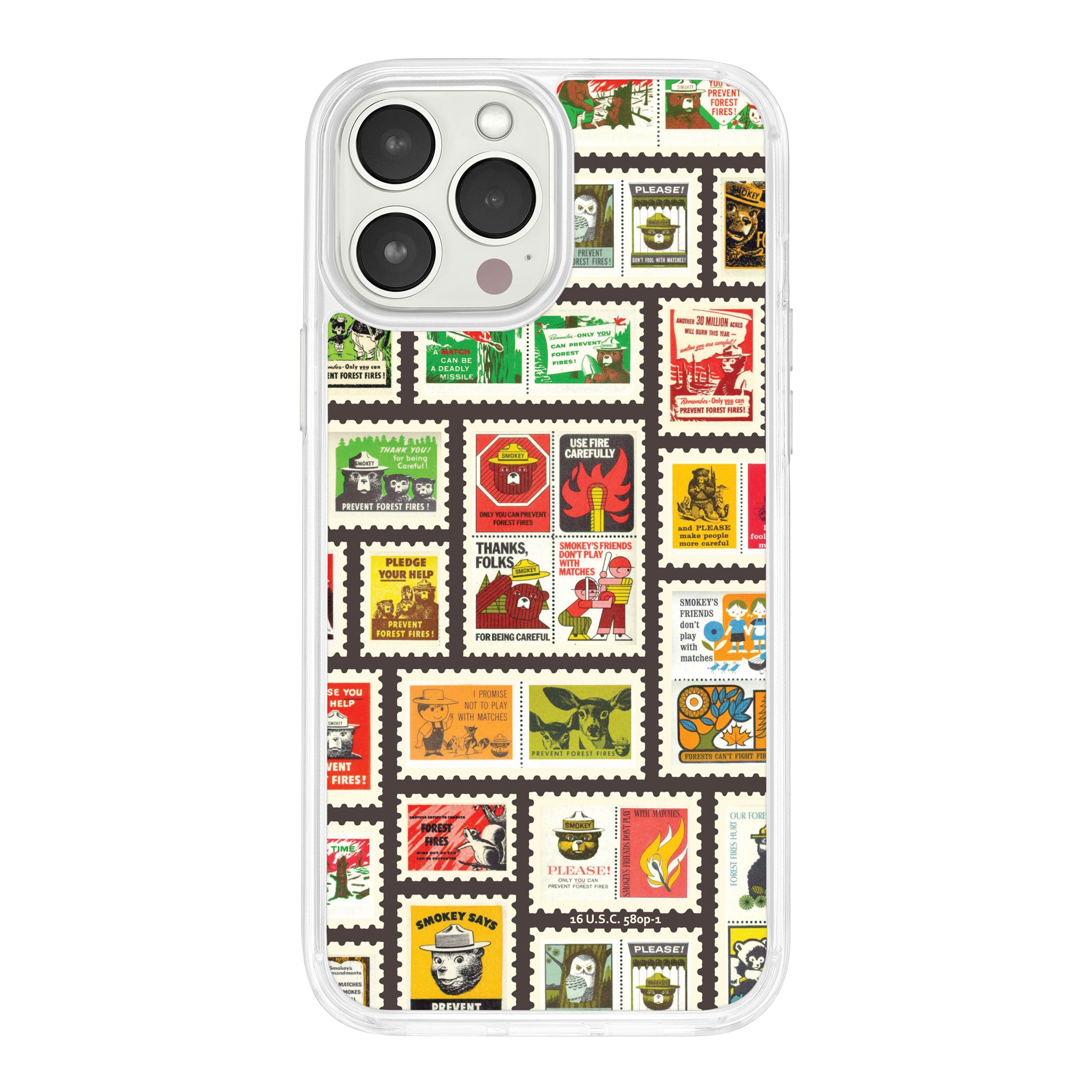Smokey Bear Classic HD Apple iPhone 15 Series Mag-Safe Phone Case