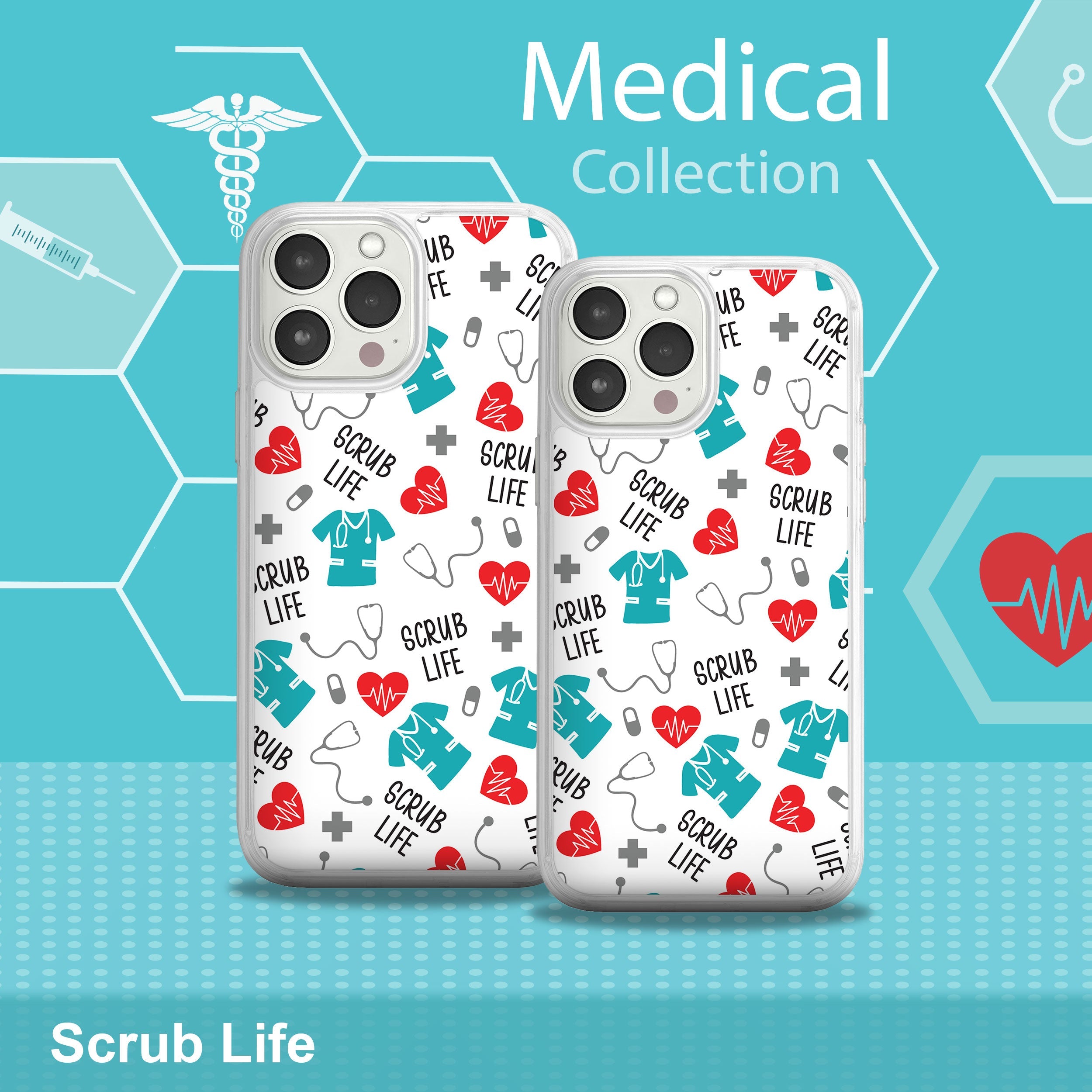 Nurse HD Apple iPhone 15 Series Mag-Safe Phone Case