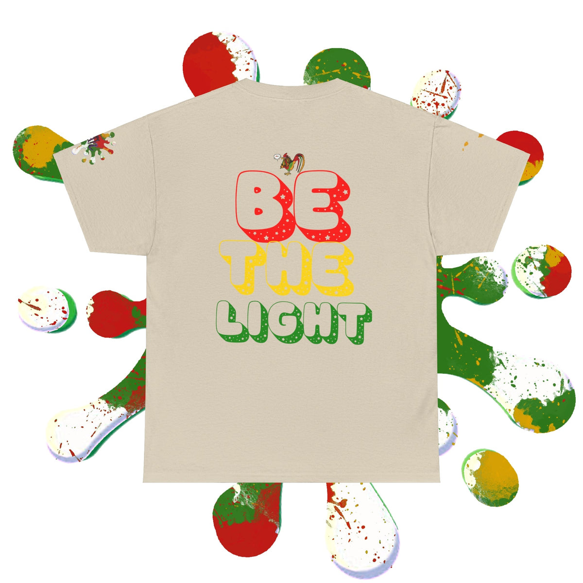 Rasta Rooster Tee - Ancient Maya Edition