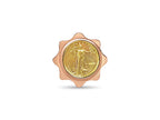 Fancy Ladies Solid White/Yellow/Rose Gold Handmade Coin Ring , 1/10oz Coin ,