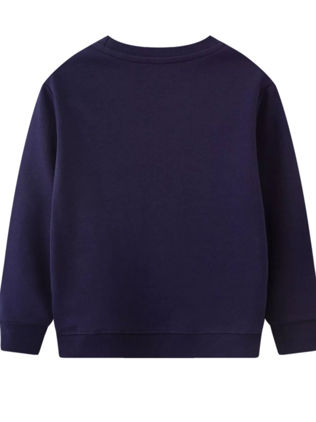 Children's Christmas Embroidered Round Neck Sweatshirt