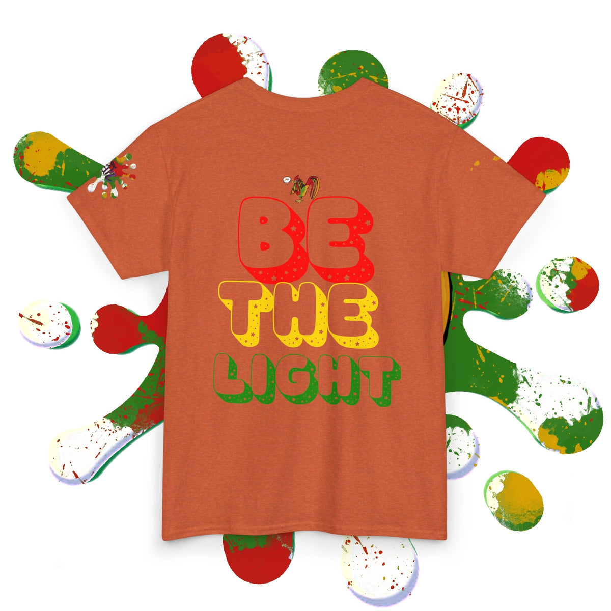 Rasta Rooster Tee - Ancient Maya Edition