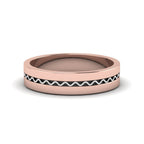 Mens Wave Comfort Fit Wedding Ring