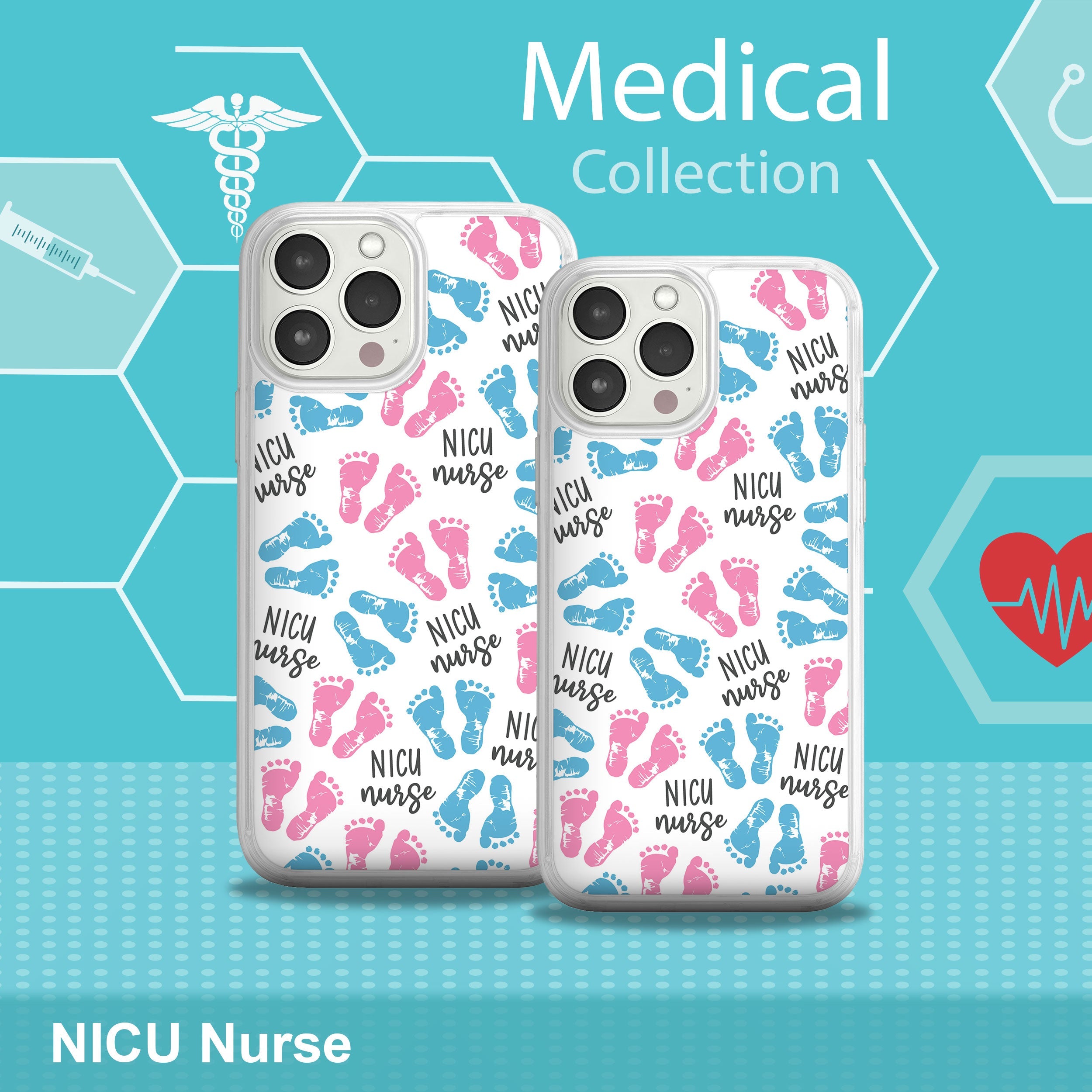 Nurse HD Apple iPhone 14 Series Mag-Safe Phone Case