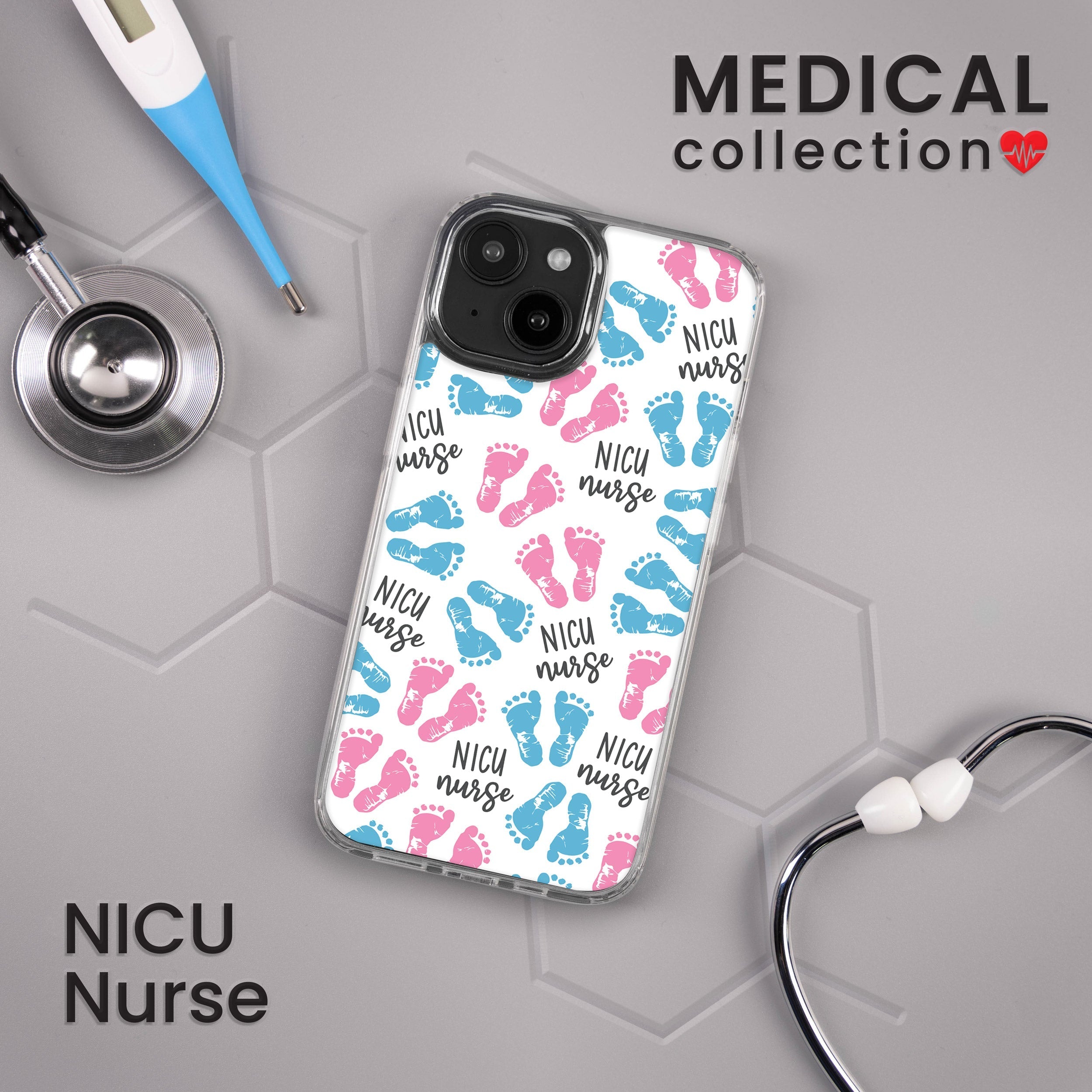 Nurse HD Apple iPhone 14 Series Mag-Safe Phone Case