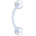 Bioplast Cool Clear Eyebrow Ring