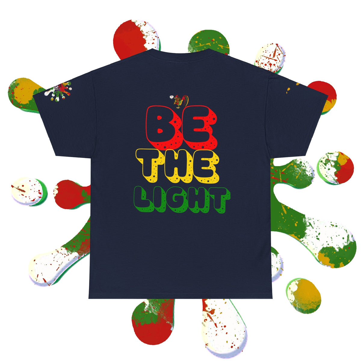 Rasta Rooster Tee - Ancient Maya Edition