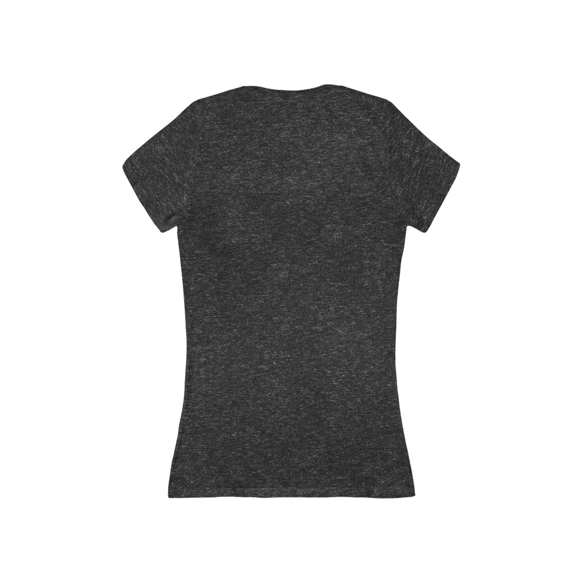 JAH Women's Deep V-Neck Tee — Airlume Cotton | Slim Fit Rastafari Faith Tee