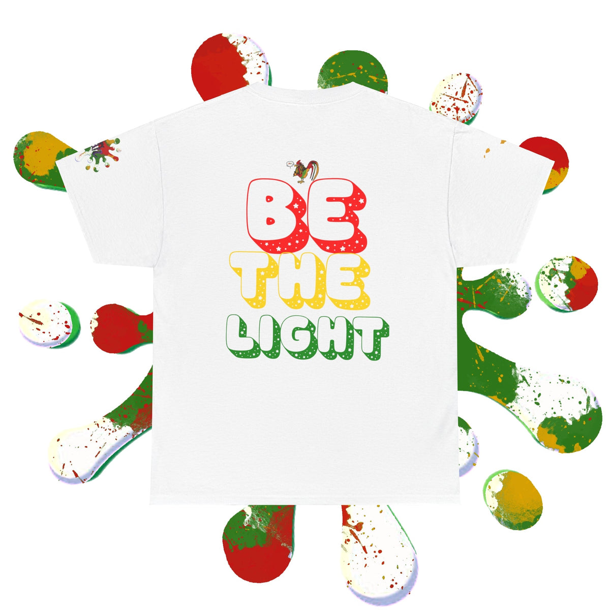 Rasta Rooster Tee - Ancient Maya Edition