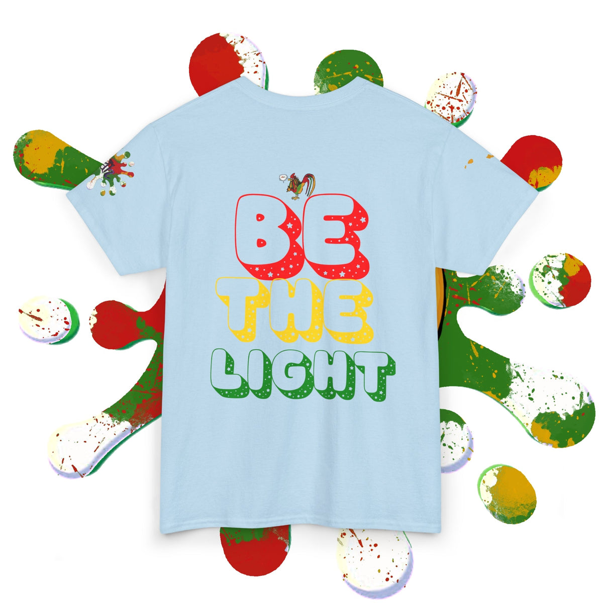 Rasta Rooster Tee - Ancient Maya Edition