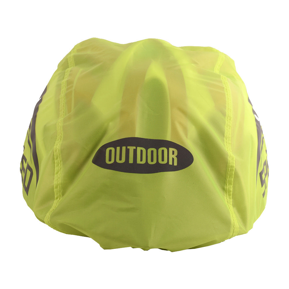 Cycling Helmet Cover Helmet Rain Cover Helmet Waterproof Cover Reflective Safety Helmet Cover