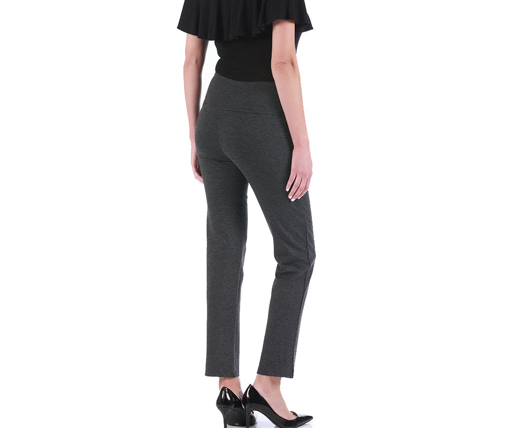 InstantFigure Straight Leg Pant with Slit 16801M