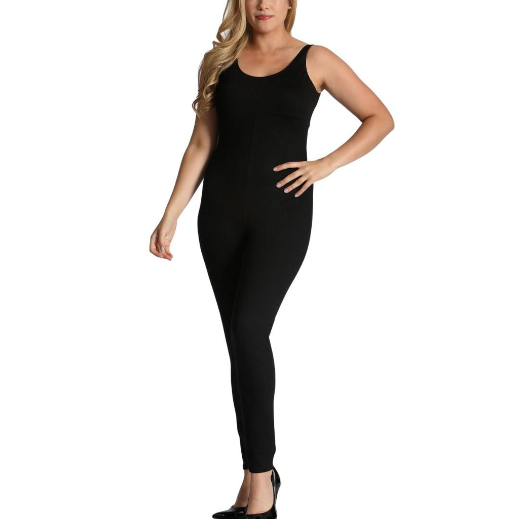 InstantFigure Curvy Plus Size Pant Bodysuit scoop neck 168231C