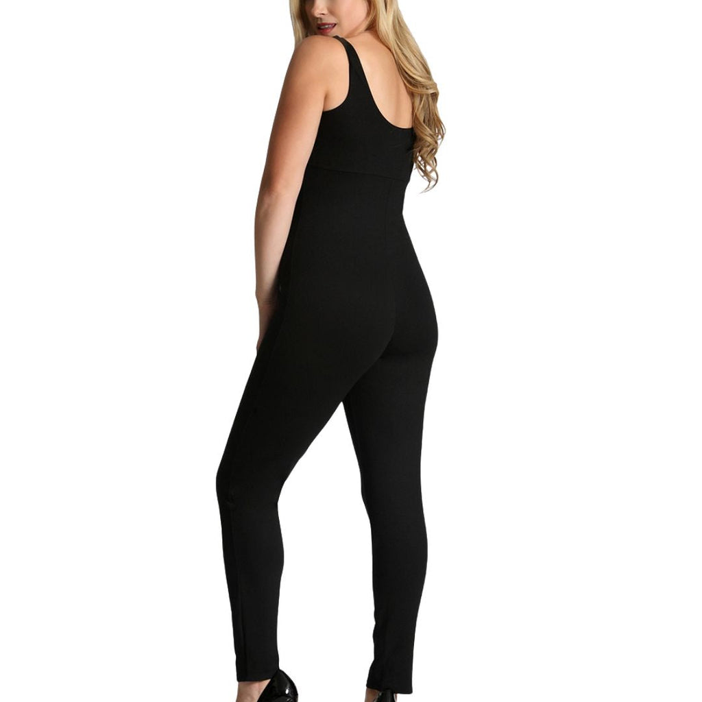 InstantFigure Curvy Plus Size Pant Bodysuit scoop neck 168231C