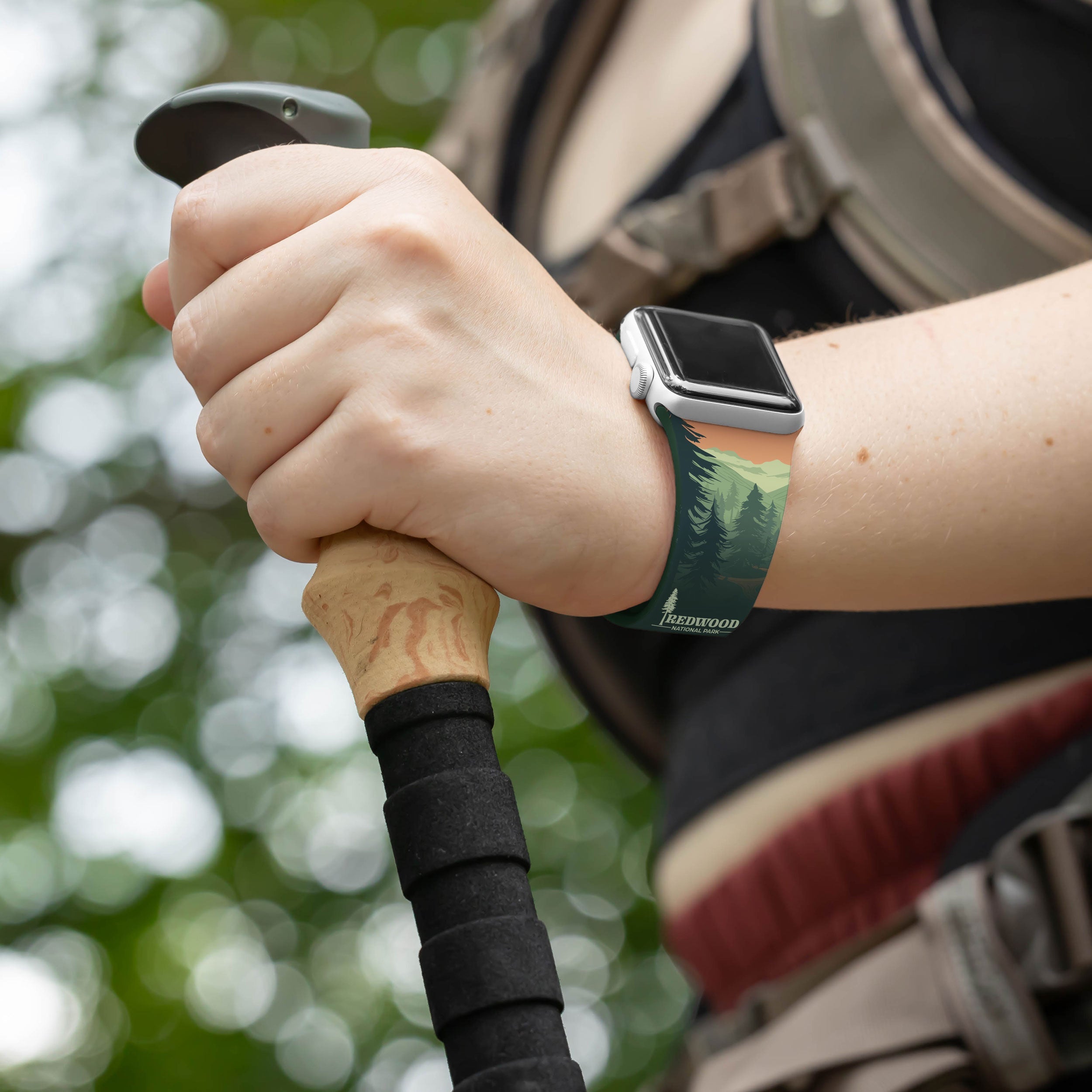 National Parks Redwood HD Apple Watch Band