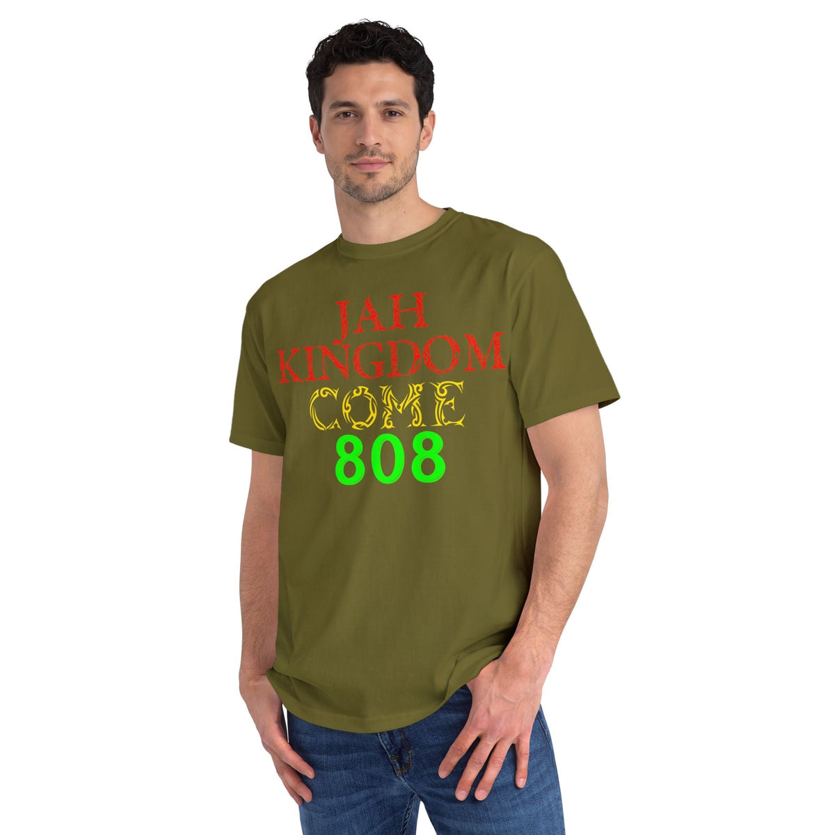Jah Kingdom Come 808 T-Shirt — Reggae Rasta Vibe Tee