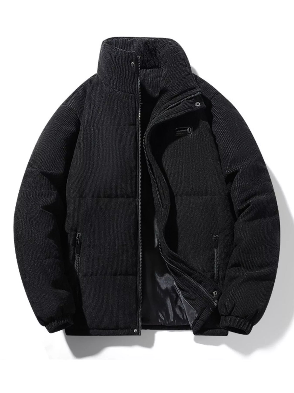 Men's Plus Size Corduroy Padded Winter Coat