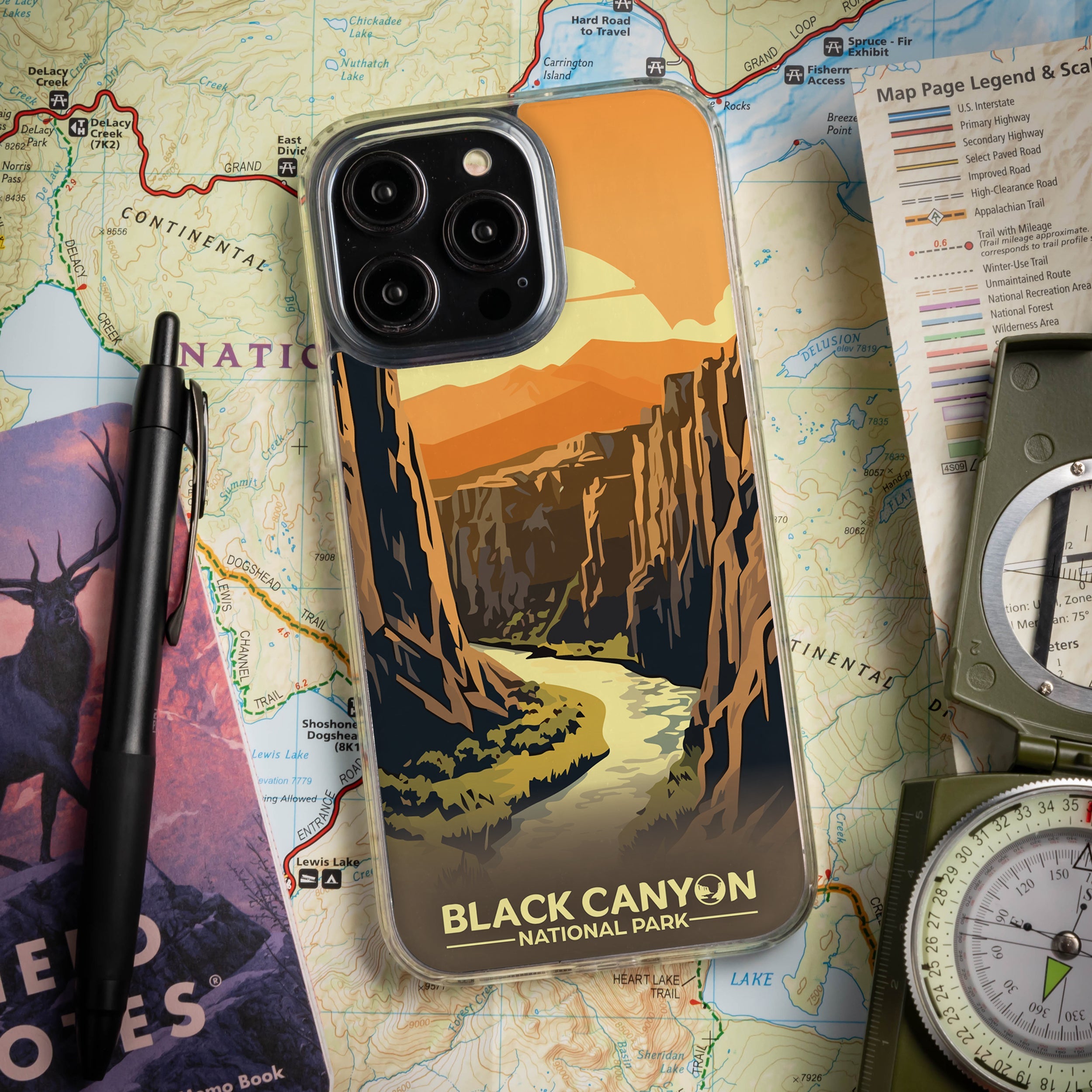 National Parks Black Canyon HD Apple iPhone 13 Series Mag-Safe Phone Case
