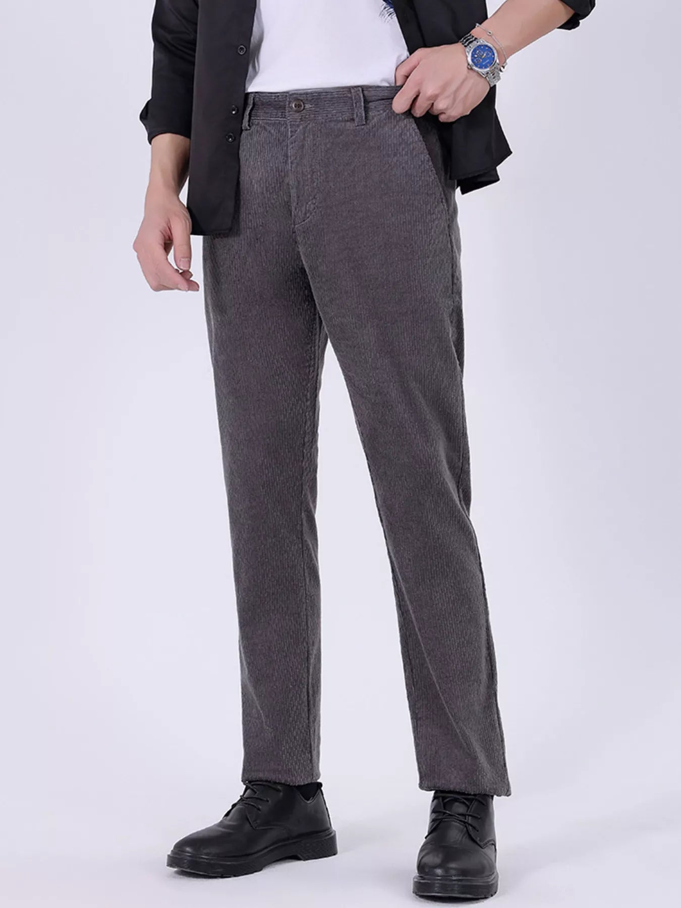 Men's Casual Straight-Leg Pants