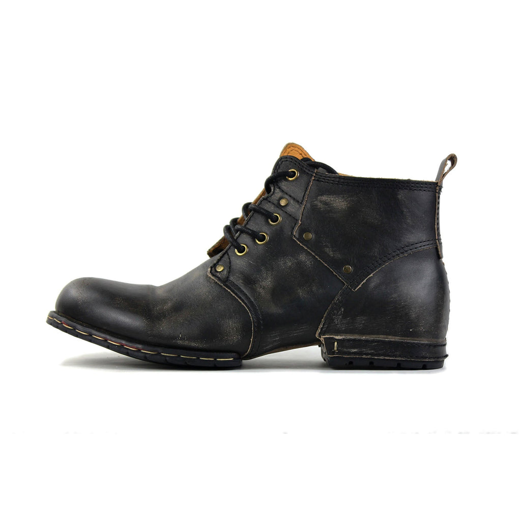 Men's Leather Ankle Boots OSS-6015-2-Retro