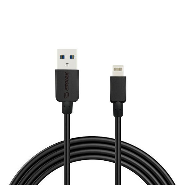 Esoulk 2A Heavy Duty USB Cable 3M (10ft）Black