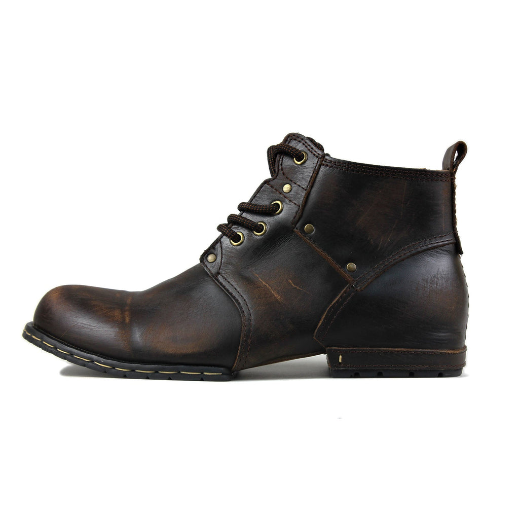 Men's Leather Ankle Boots OSS-6015-2-Retro