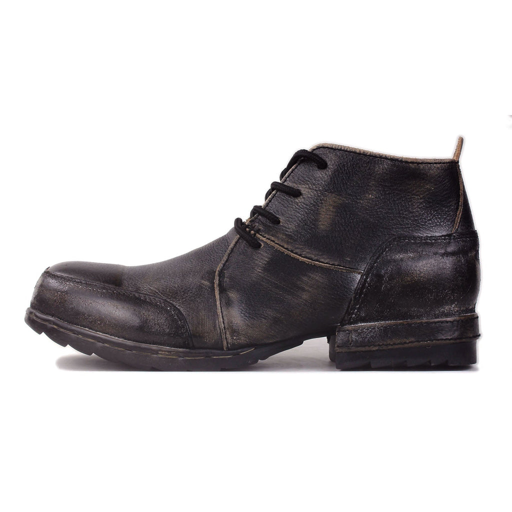 Men's Leather Ankle Boots OS-6015-7-Vintage-US-R