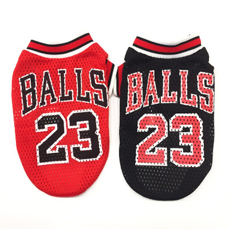 Mesh Basketball Uniform Jersey for Dog Cat Pet