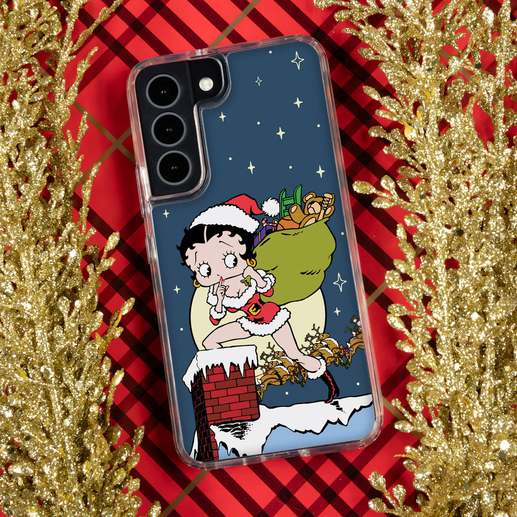 Betty Boop Happy Holidays HD Samsung Galaxy S22 Phone Case