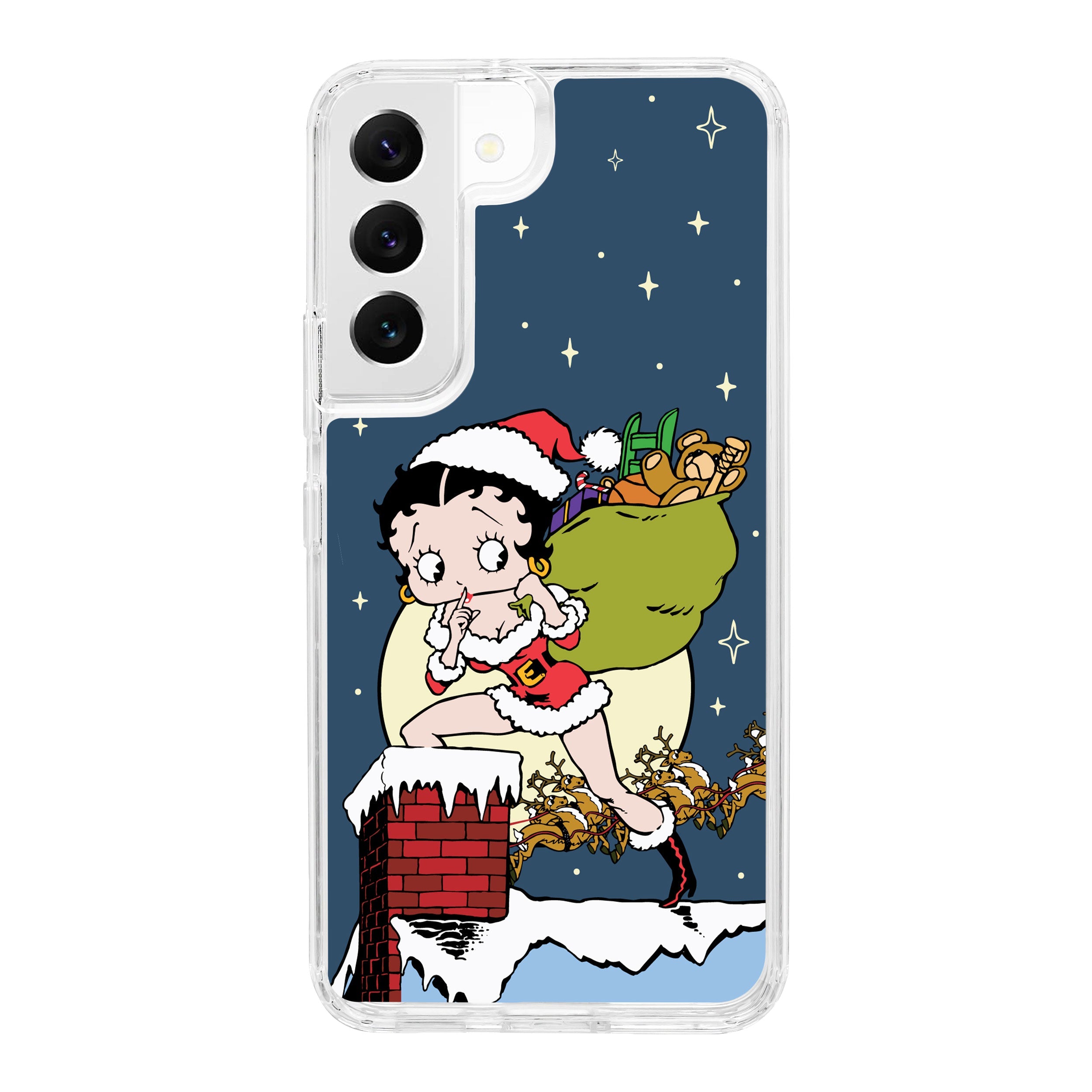 Betty Boop Happy Holidays HD Samsung Galaxy S22 Phone Case