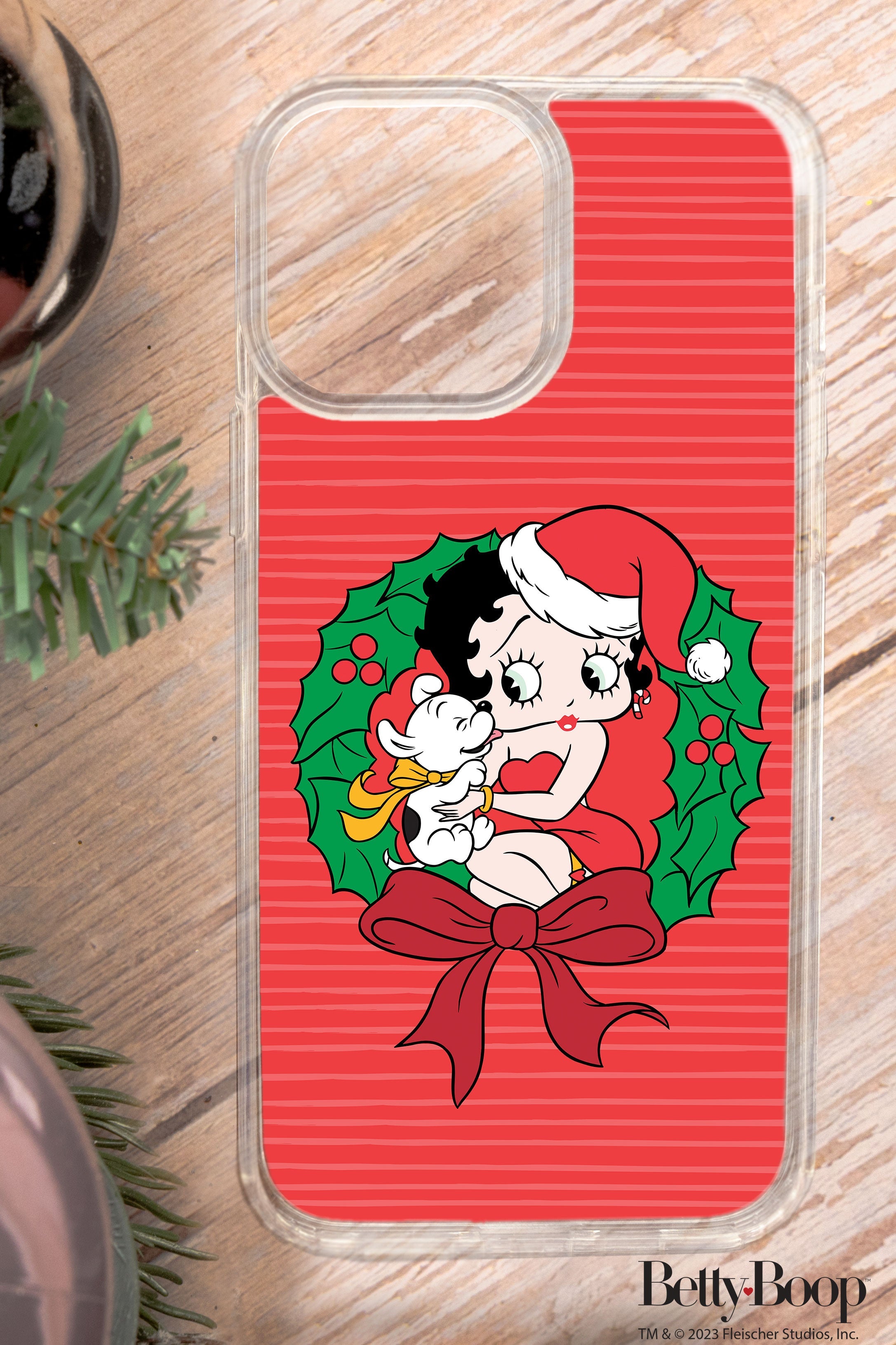 Betty Boop Christmas HD Apple iPhone 12 Series Mag-Safe Phone Case