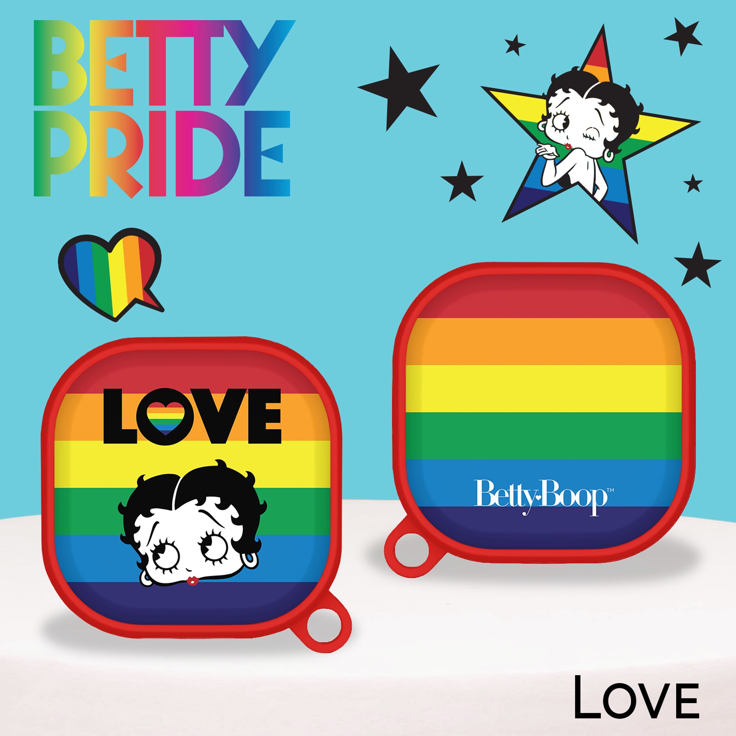 Betty Boop Pride HDX Samsung Galaxy Buds Pro & Buds Live Case Cover