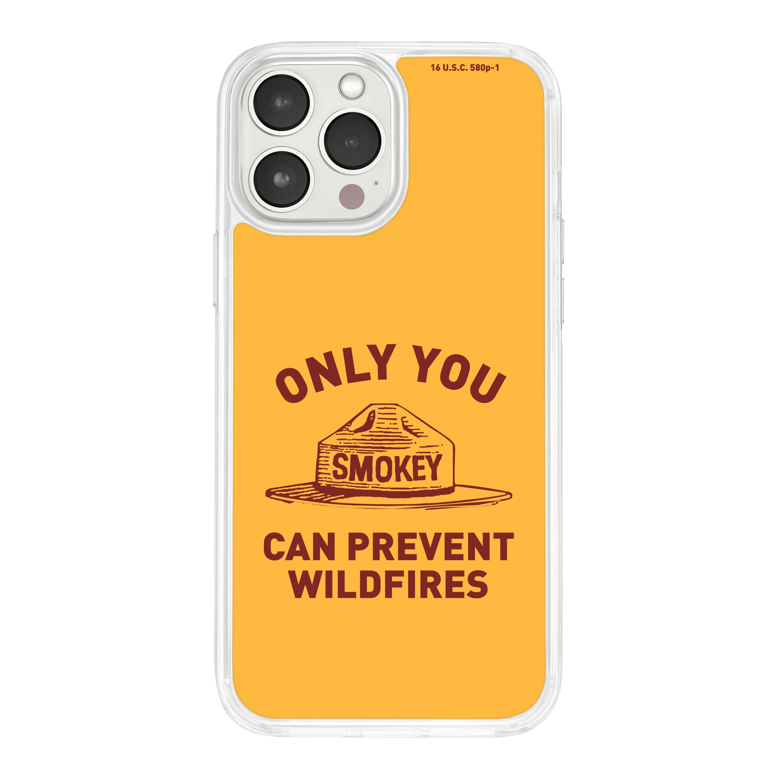 Smokey Bear Classic HD Apple iPhone 15 Series Mag-Safe Phone Case