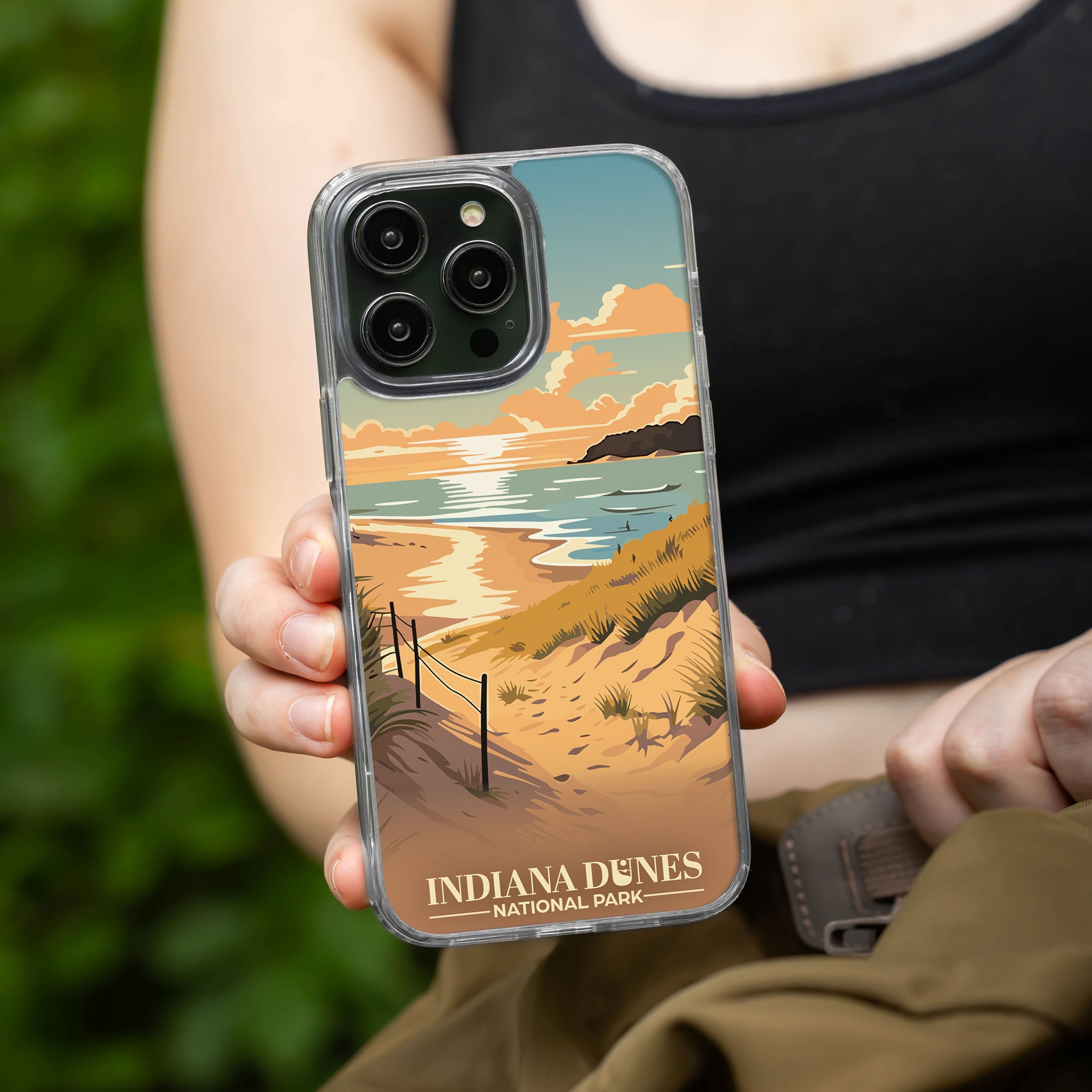 National Parks Indiana Dunes HD Apple iPhone 11 Series Phone Case